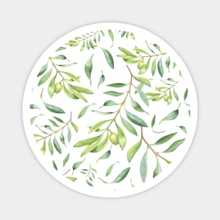 Olives - Mediterranean pattern Magnet